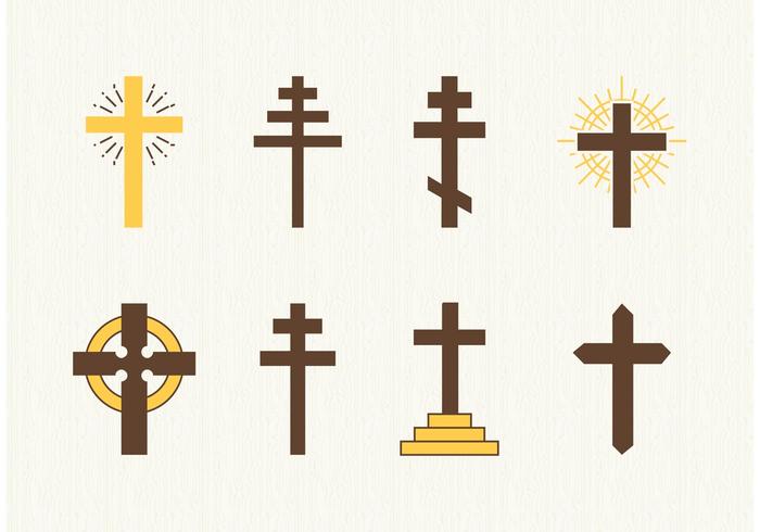 Free Christian Crosses Vektor