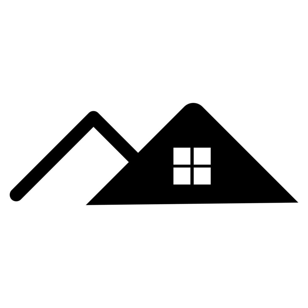 Flaches Haus-Logo-Symbol vektor