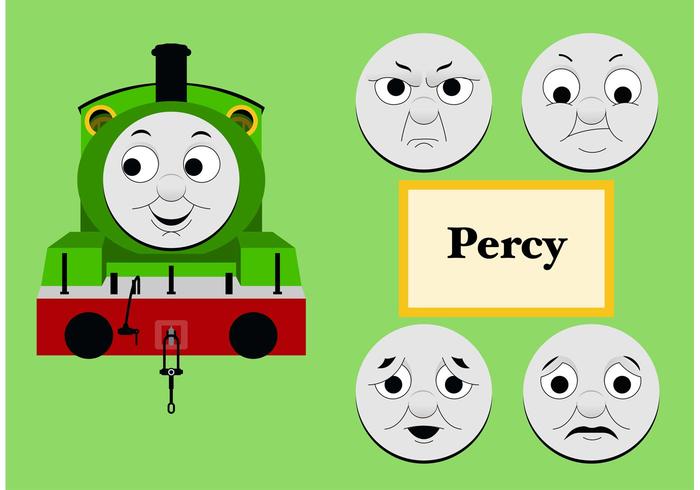 Percy från Thomas Tank Engine Free Vector