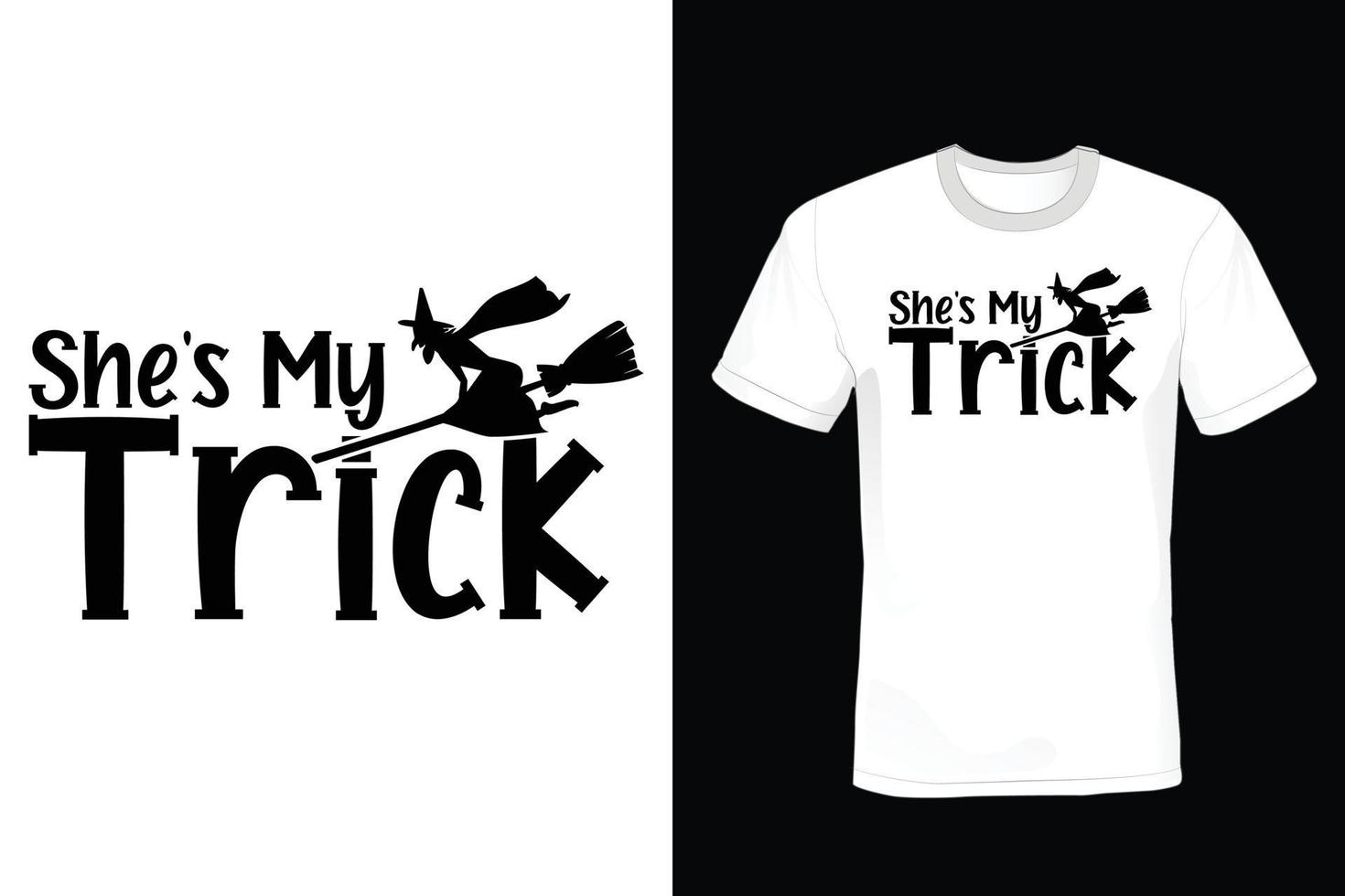 Halloween-T-Shirt-Design, Vintage, Typografie vektor