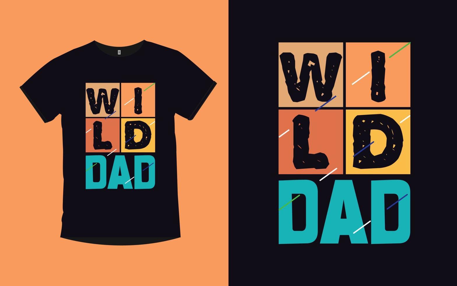 Vater zitiert modernes Typografie-T-Shirt-Design vektor