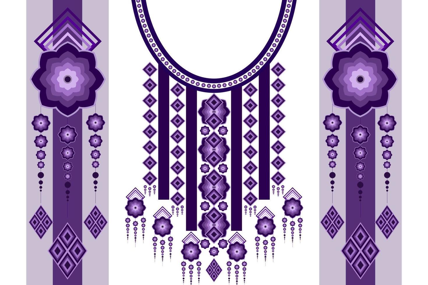 geometrisches ethnisches orientalisches ikat-muster traditionelles design für hintergrund, teppich, tapete, kleidung, verpackung, batik, stoff, vektorillustration. stickstil, nahtloses muster vektor
