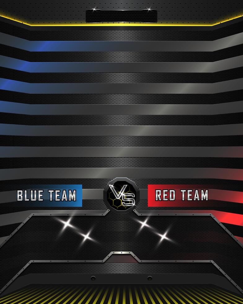 versus Battle realistisches 3D-Poster für Box- oder Kampfshows vektor