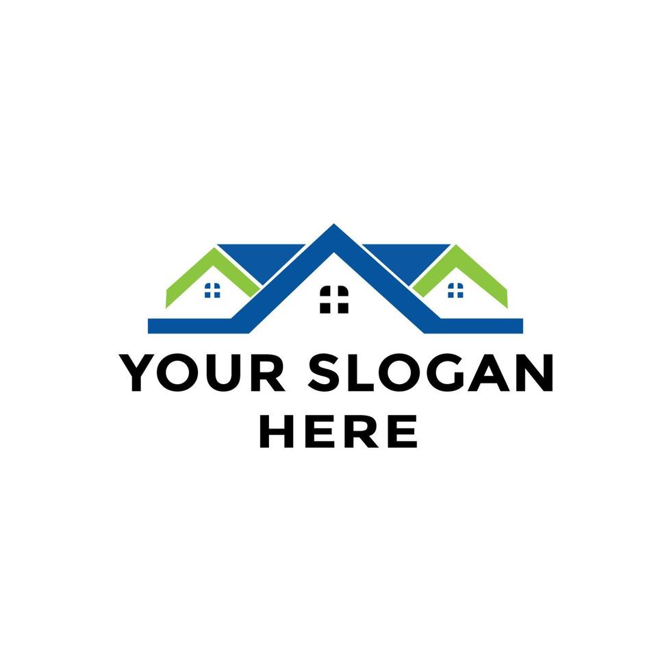 Logo-Design für Immobilienunternehmen vektor