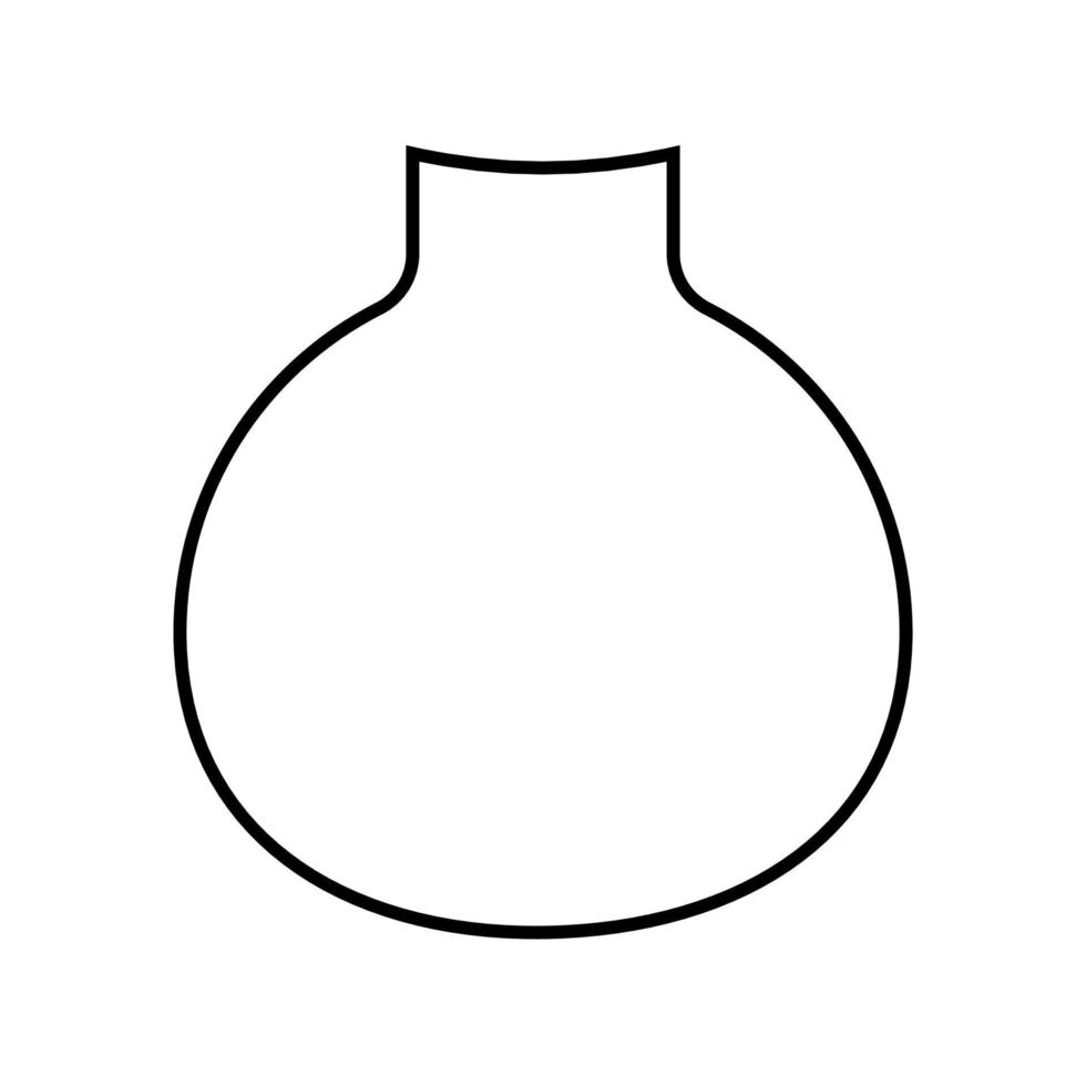 samling av konturritningar av vaser i eps 10 vektor