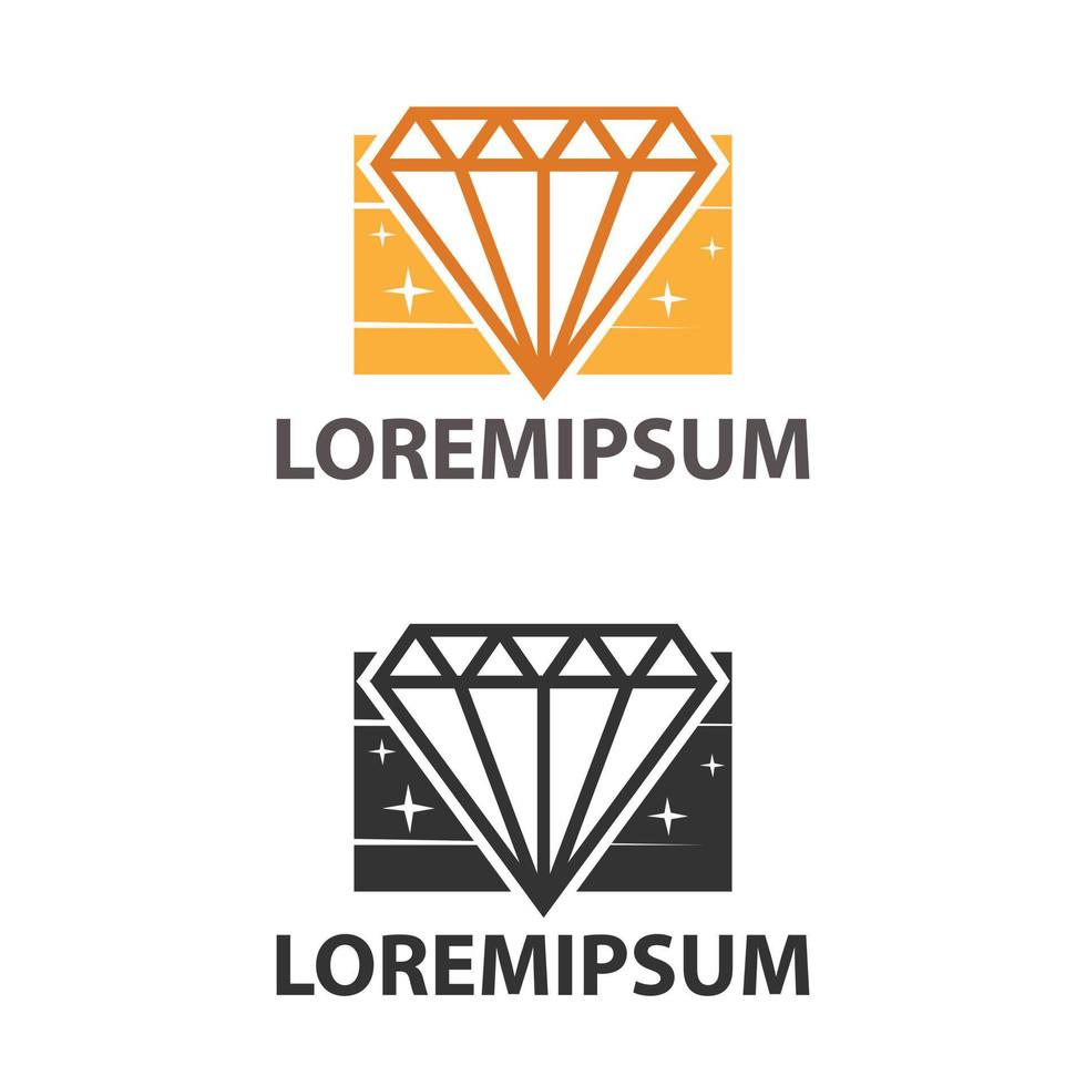 diamant logotyp illustration vektor