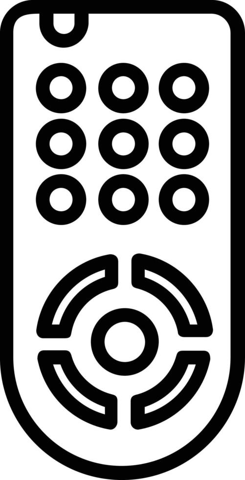 Symbol für Remote-Vektorlinie vektor