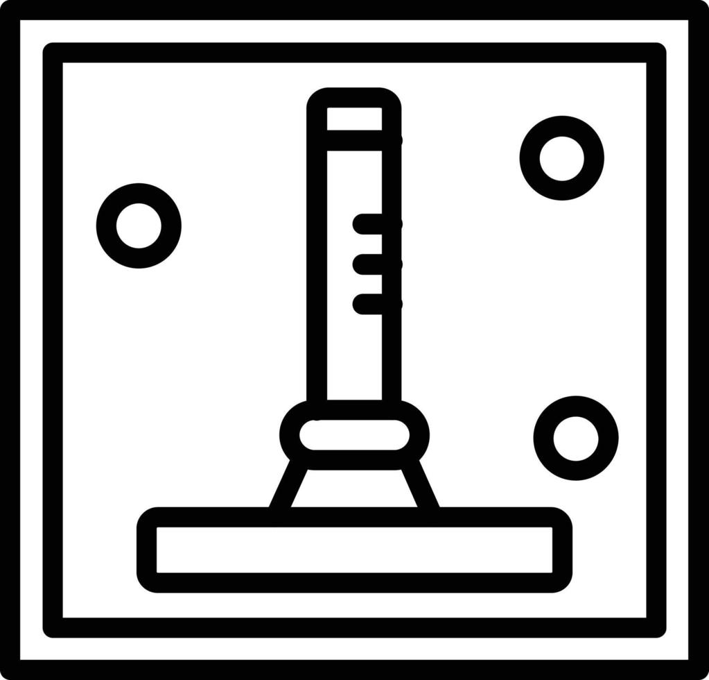 Symbol für Fensterreiniger-Vektorlinie vektor