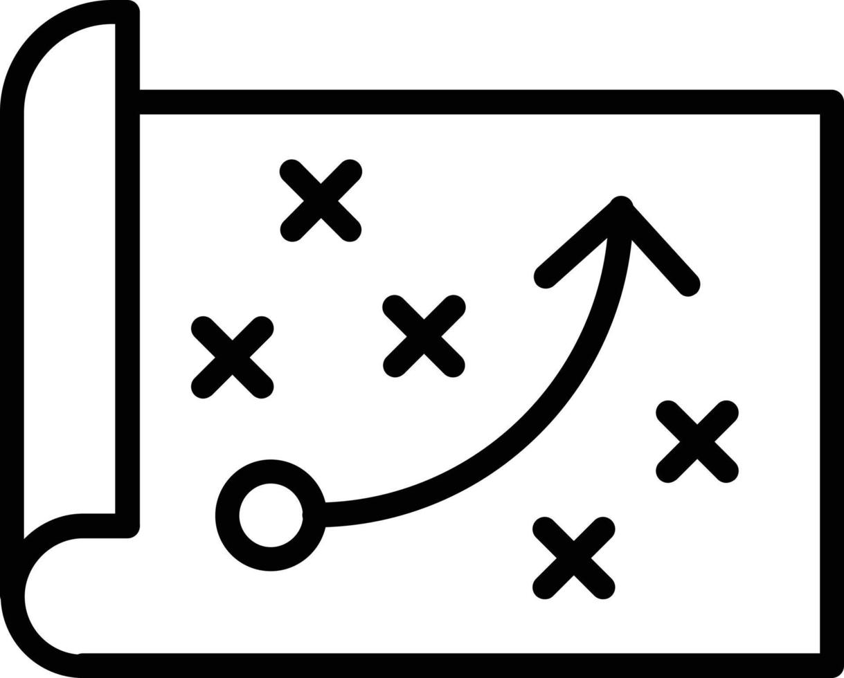 Symbol für die Planungsvektorlinie vektor