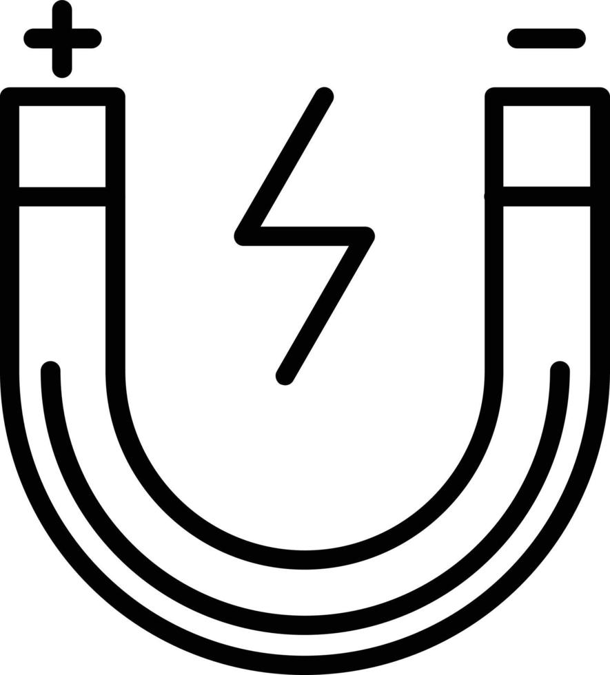 Symbol für Magnetvektorlinie vektor