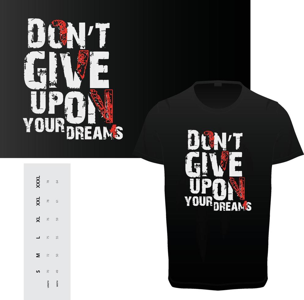 T-Shirt-Design. T-Shirt-Print-Design, T-Shirt-Design mit Typografie, Typografie, Druck, Vektor