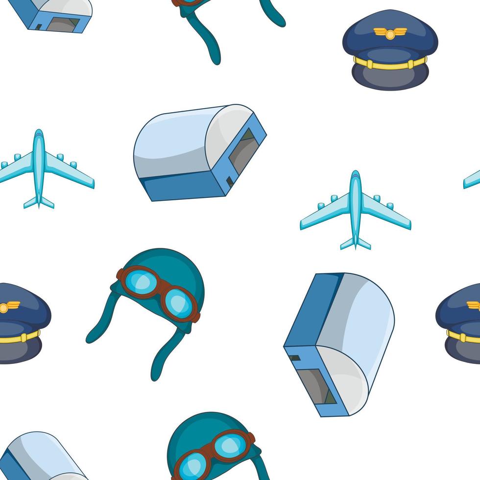 Lufttransportmuster, Cartoon-Stil vektor