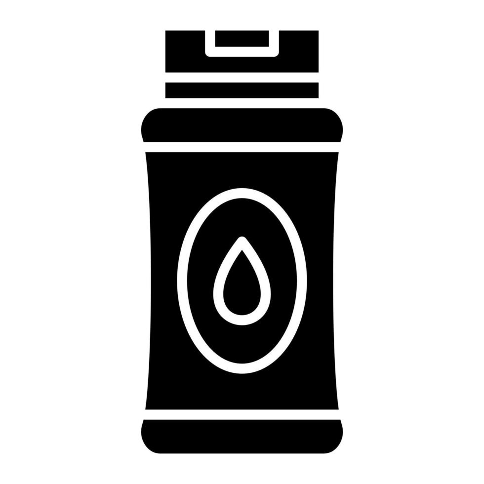 Symbol für Shampoo-Glyphe vektor