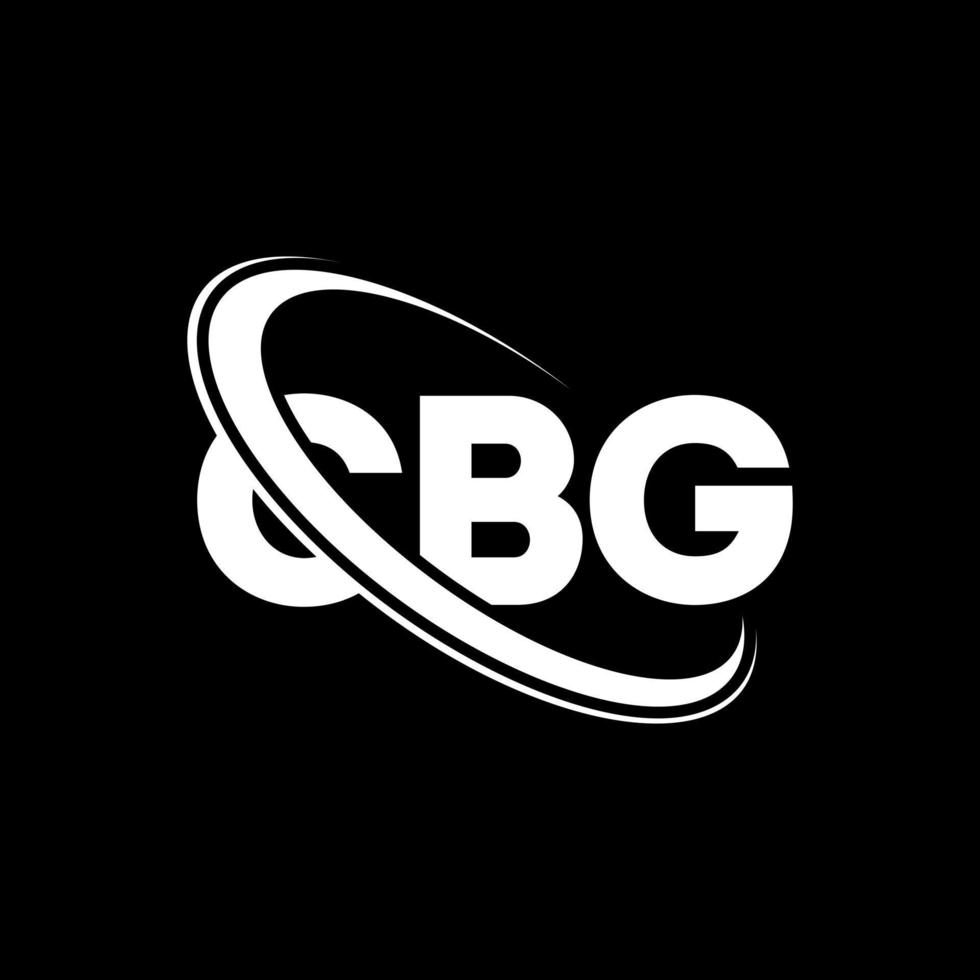 cbg logotyp. cbg brev. cbg brev logotyp design. initialer cbg logotyp länkad med cirkel och versaler monogram logotyp. cbg typografi för teknik, företag och fastighetsmärke. vektor
