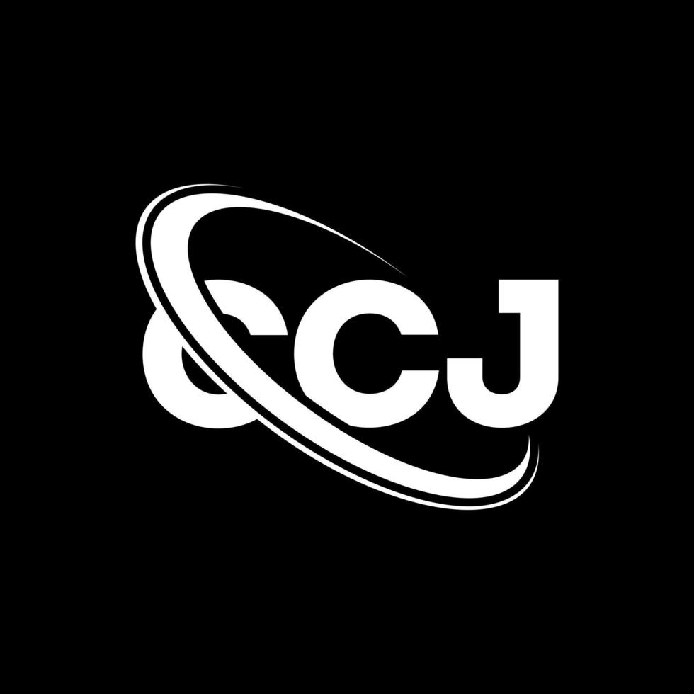 ccj logotyp. ccj brev. ccj bokstavslogotypdesign. initialer ccj logotyp länkad med cirkel och versaler monogram logotyp. ccj typografi för teknik, företag och fastighetsmärke. vektor