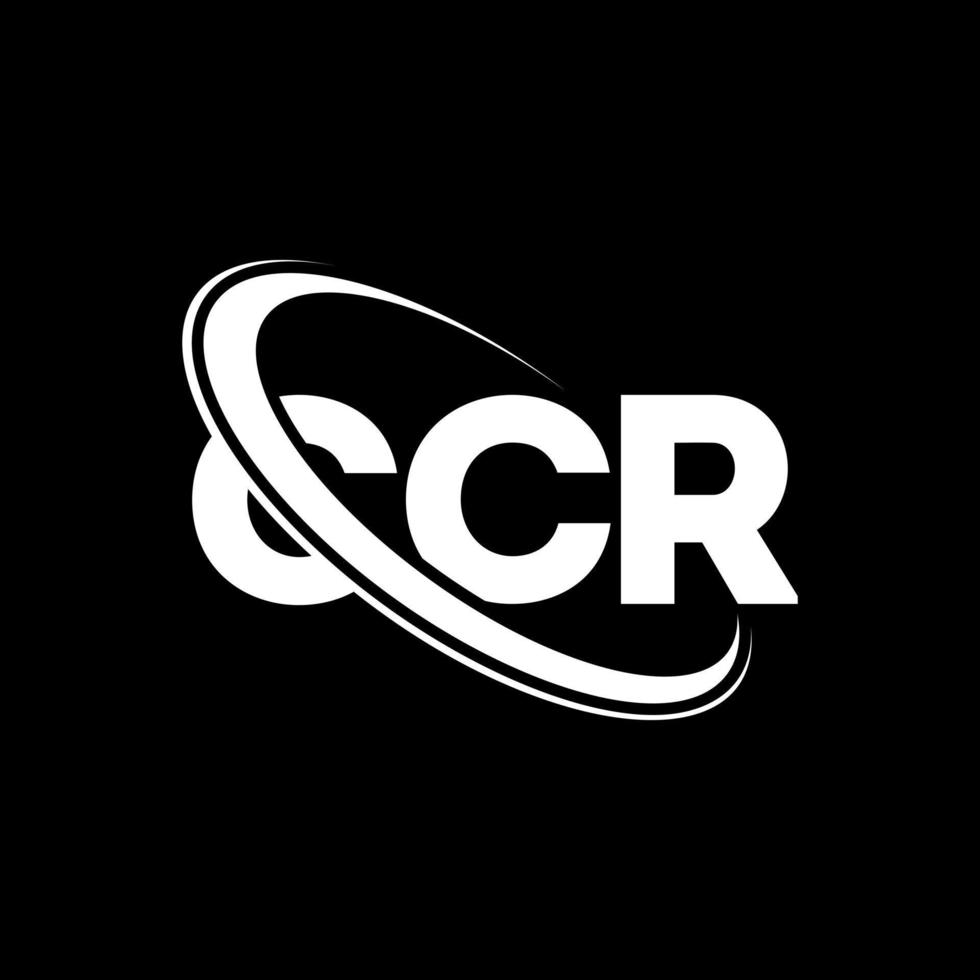 ccr logotyp. ccr brev. ccr brev logotyp design. initialer ccr logotyp länkad med cirkel och versaler monogram logotyp. ccr typografi för teknik, företag och fastighetsmärke. vektor