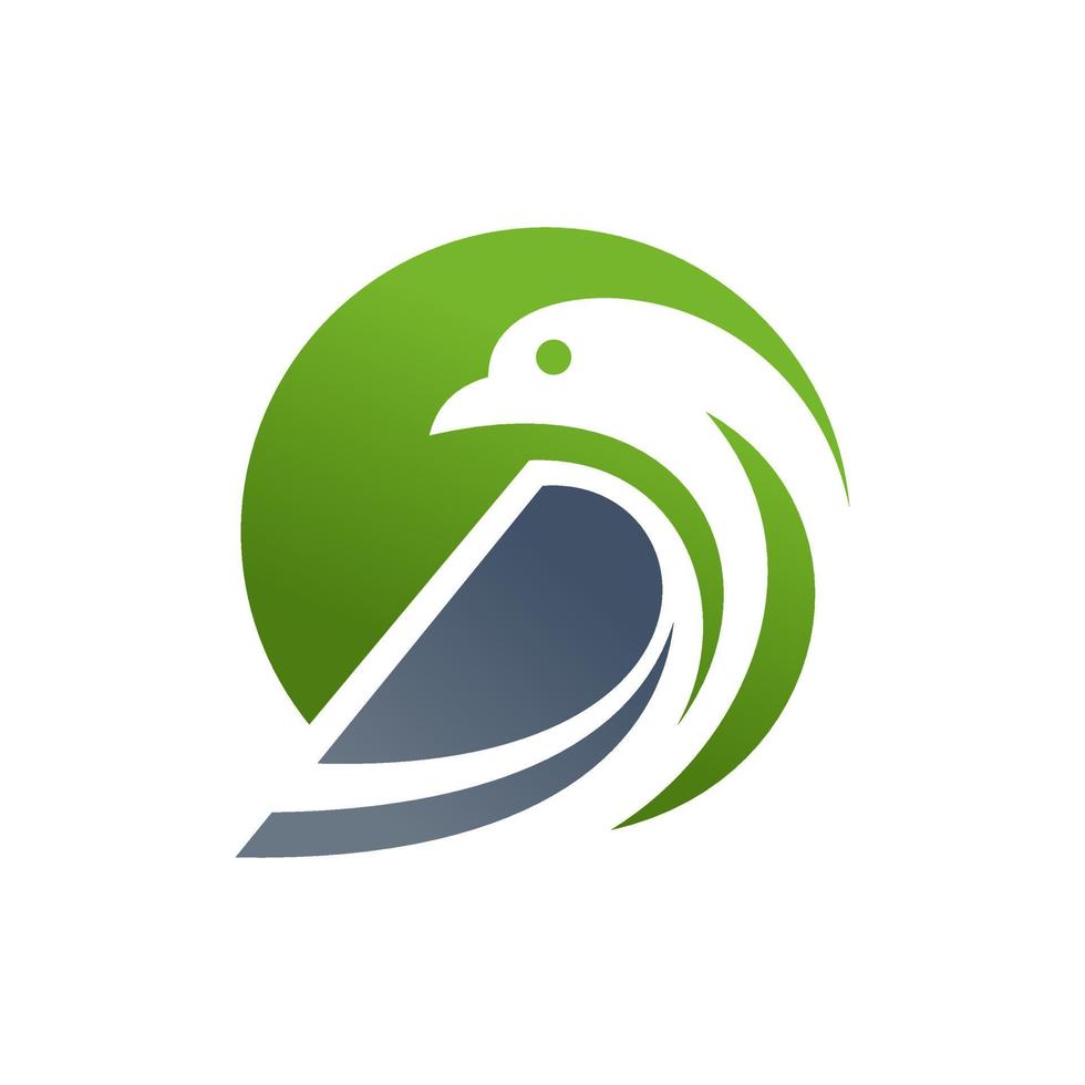 Taube Vogel Vektor Logo Stock Vektor Vorlage