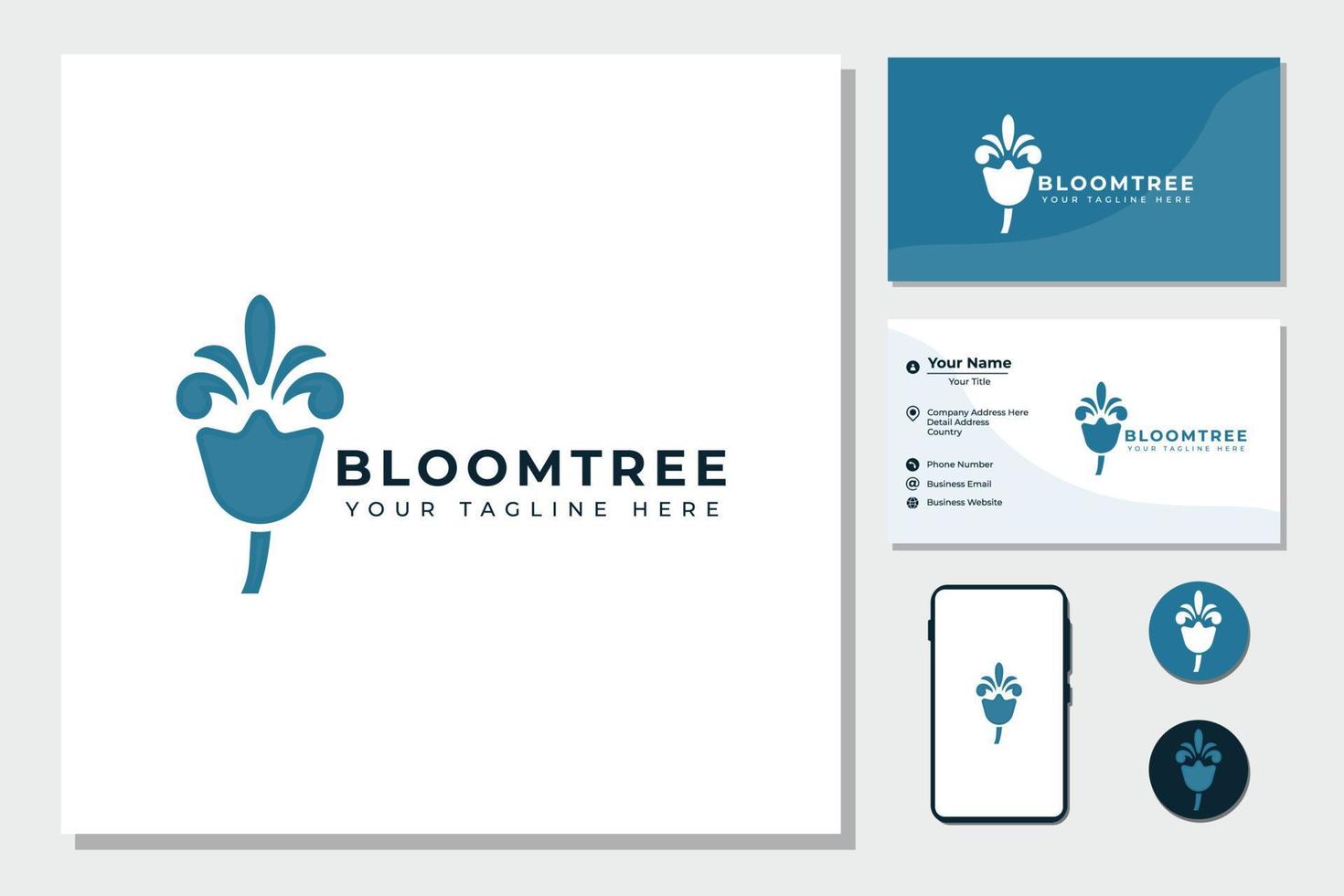 Logo-Baum-Design-Inspiration vektor