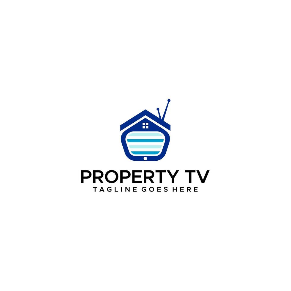 Home Property TV-Show-Logo-Design vektor