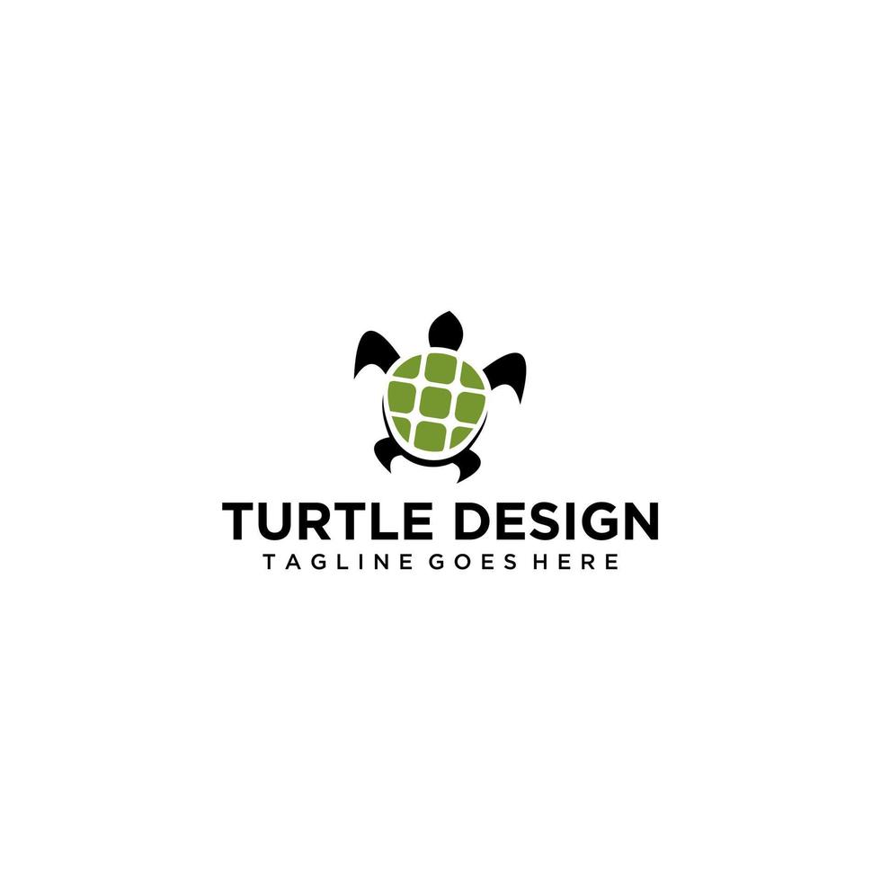 vektor logo illustration sköldpadda.