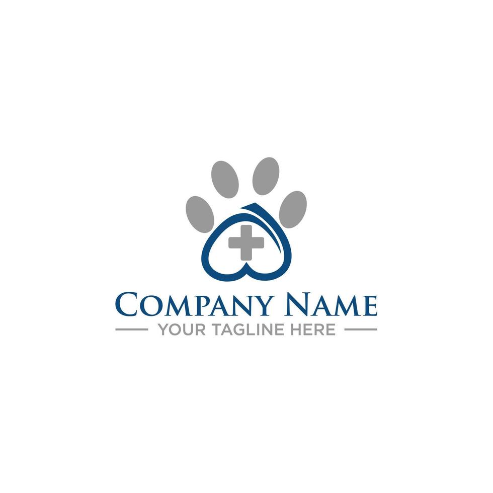 Logo-Design für Tier- und Tierkliniken vektor