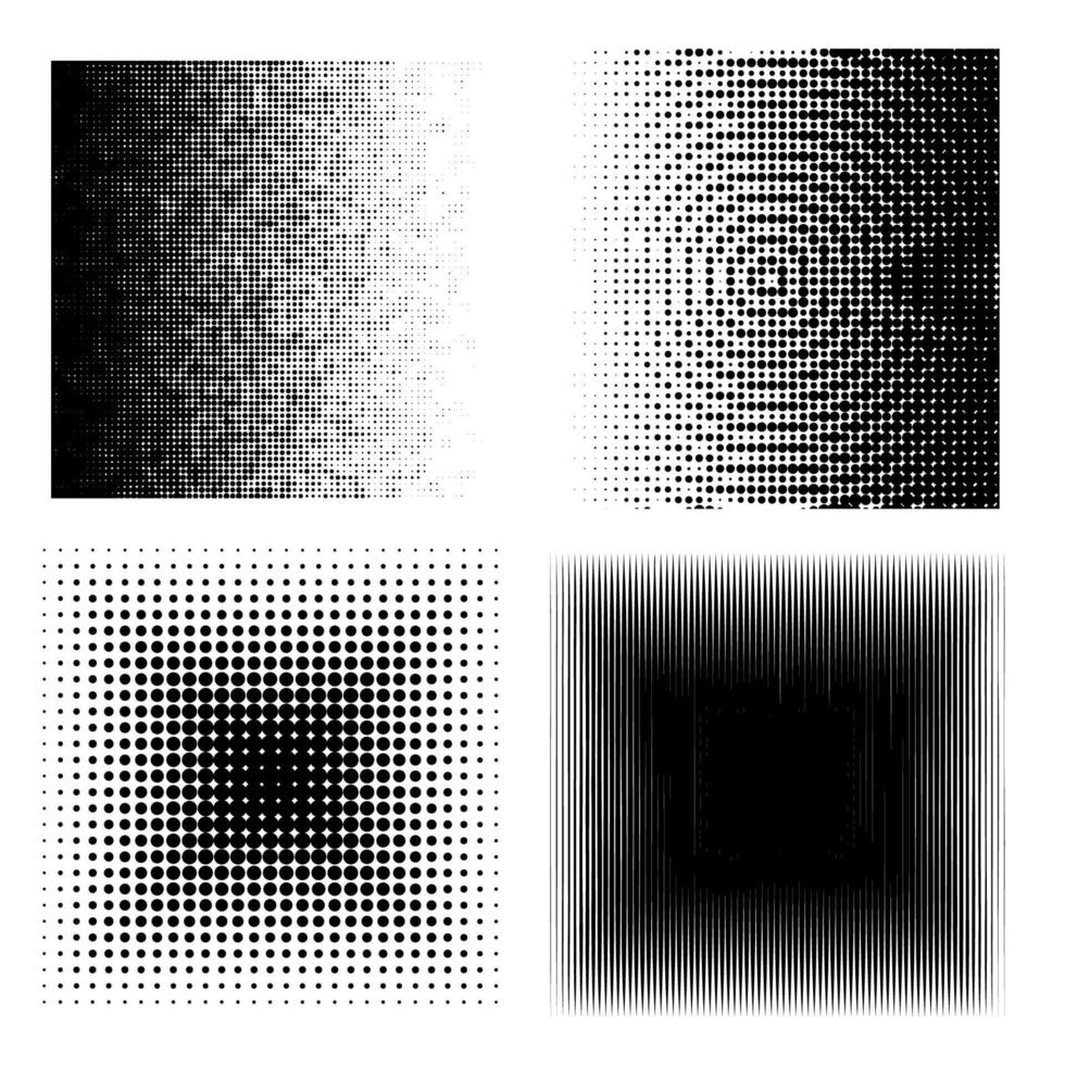 vektorsammlung goldener halbtontinte geometrische einfarbige quadrate vektor