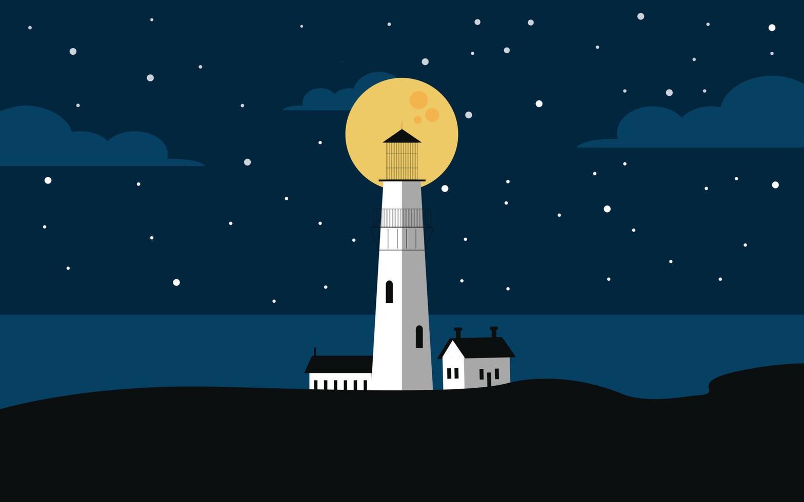 Welighthouse illustration design textur backgroundsb vektor