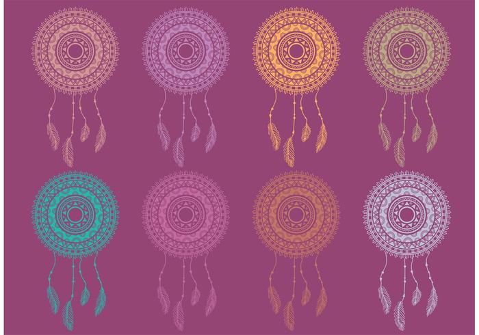 Boho Dreamcatcher Vektoren