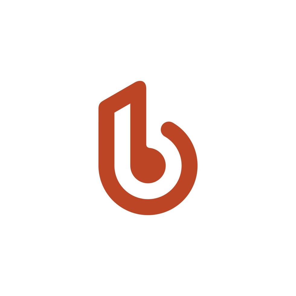 b oder bb anfangsbuchstabe logo design vektor. vektor