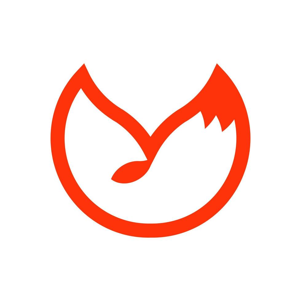 fox logotyp vektor ikon gratis vektor