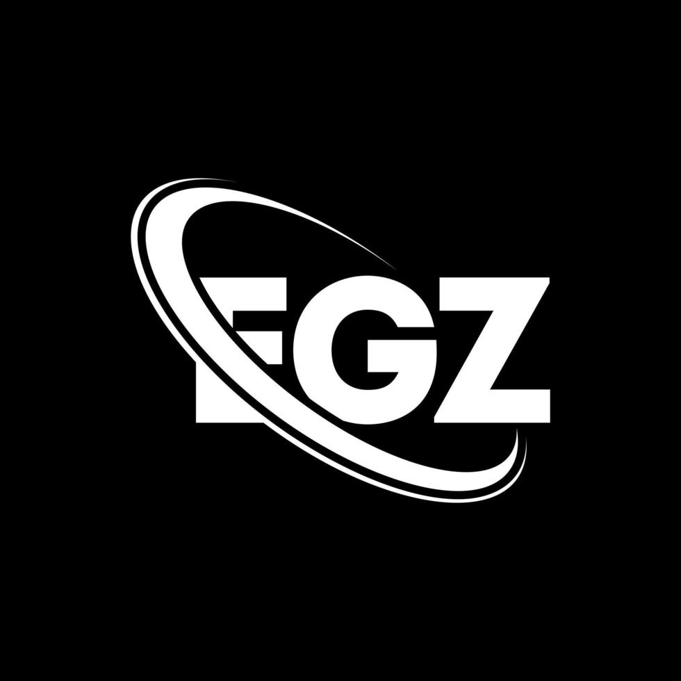 egz logotyp. egz brev. egz bokstavslogotypdesign. initialer egz logotyp länkad med cirkel och versaler monogram logotyp. egz typografi för teknik, företag och fastighetsmärke. vektor