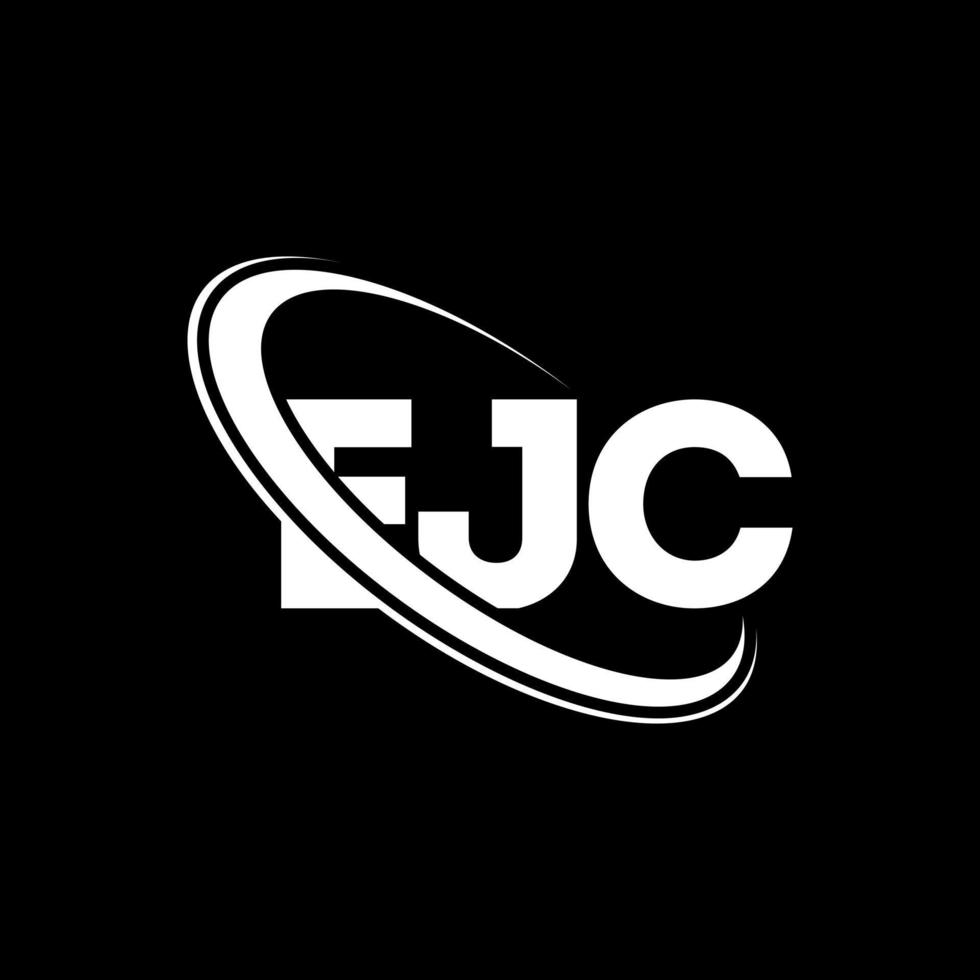 ejc logotyp. ejc brev. Ejc brev logotyp design. initialer ejc logotyp länkad med cirkel och versaler monogram logotyp. ejc typografi för teknik, affärs- och fastighetsmärke. vektor