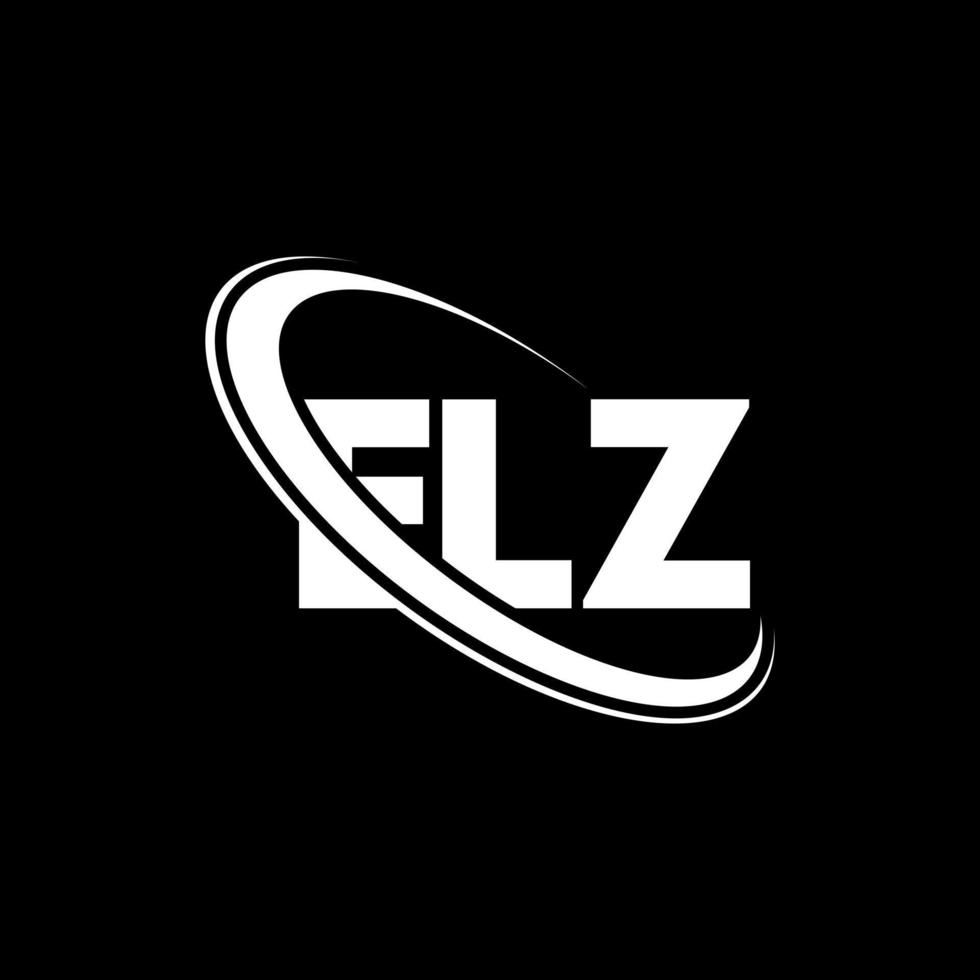 elz logotyp. elz brev. elz bokstavslogotypdesign. initialer elz logotyp länkad med cirkel och versaler monogram logotyp. elz typografi för teknik, företag och fastighetsmärke. vektor
