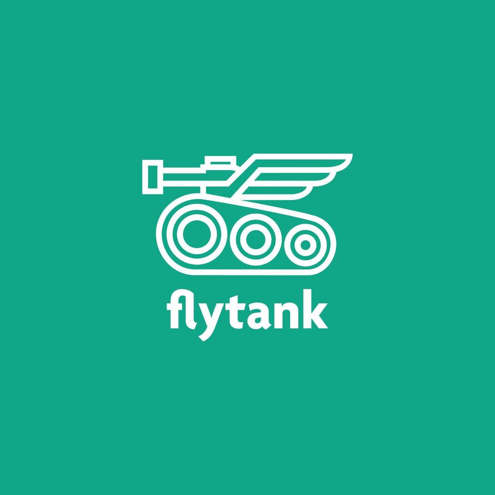 fly tank logotyp vektor