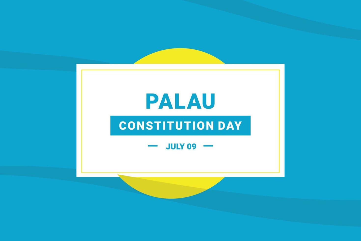 palau konstitutionsdag vektor