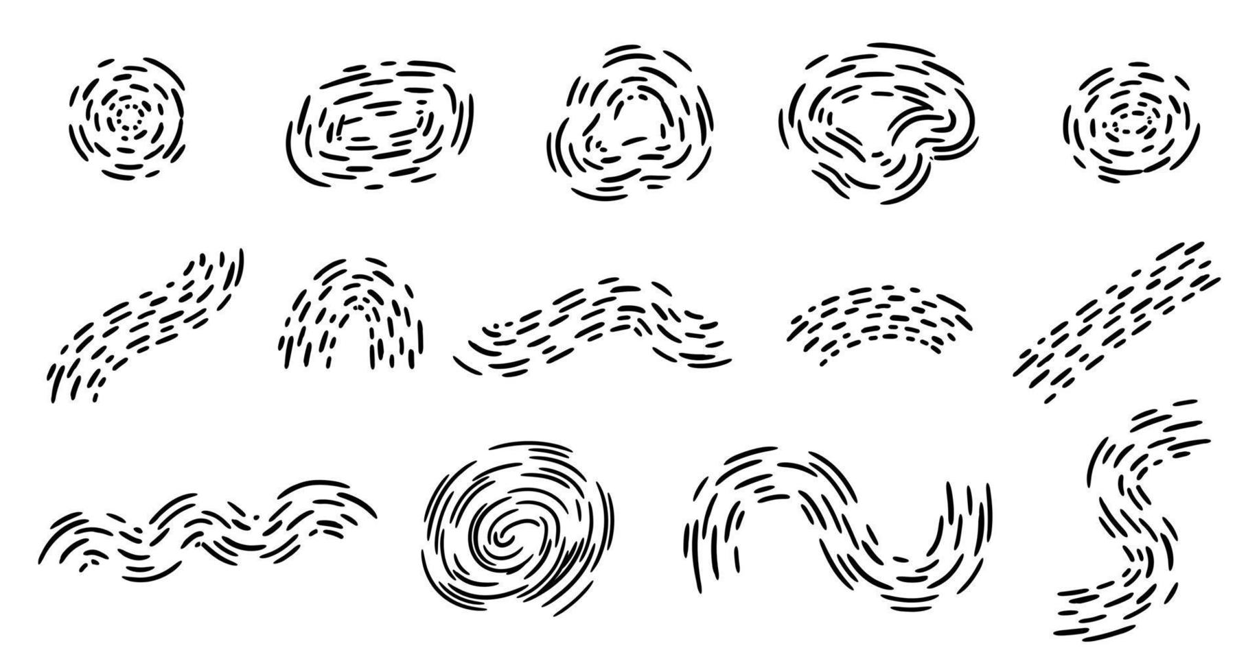 abstrakte Form gestrichelte Linie Elementvektorillustration vektor