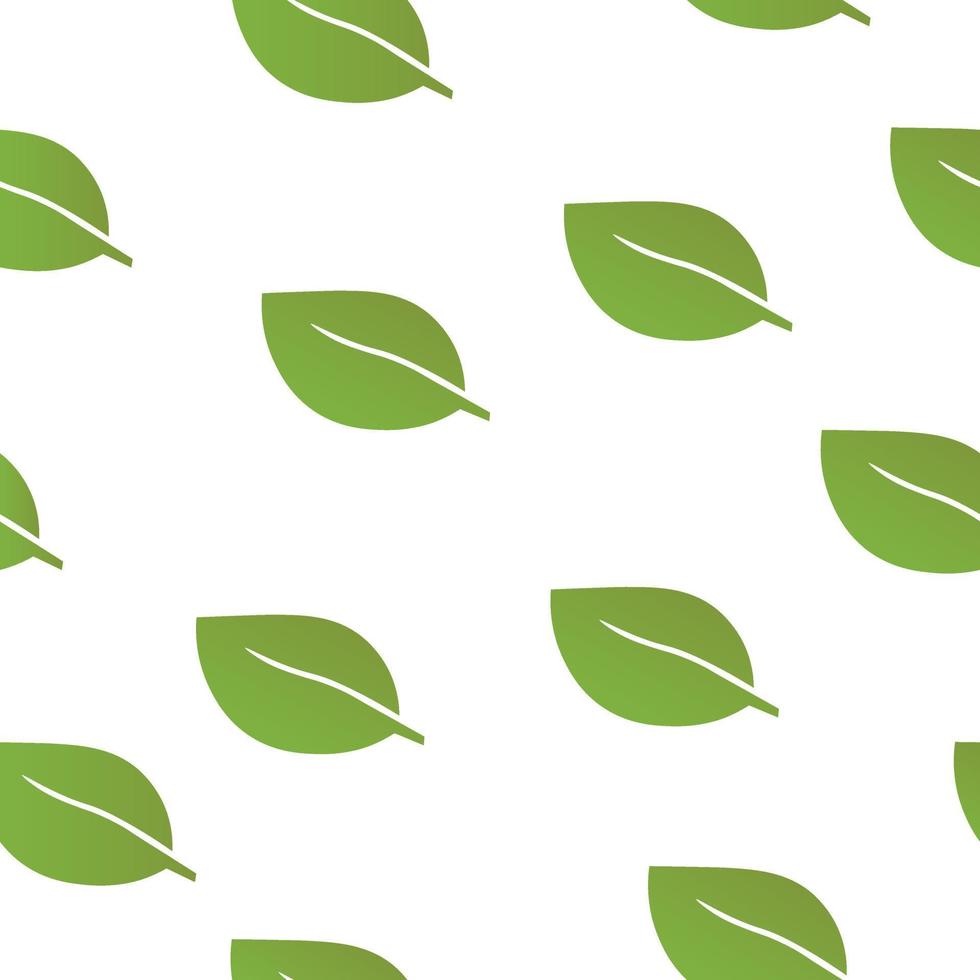 botaniska sömlösa mönster med gröna blad. blommig abstrakt tryckdesign för tapeter, omslagspapper eller tyg. vektor handritad bakgrund.