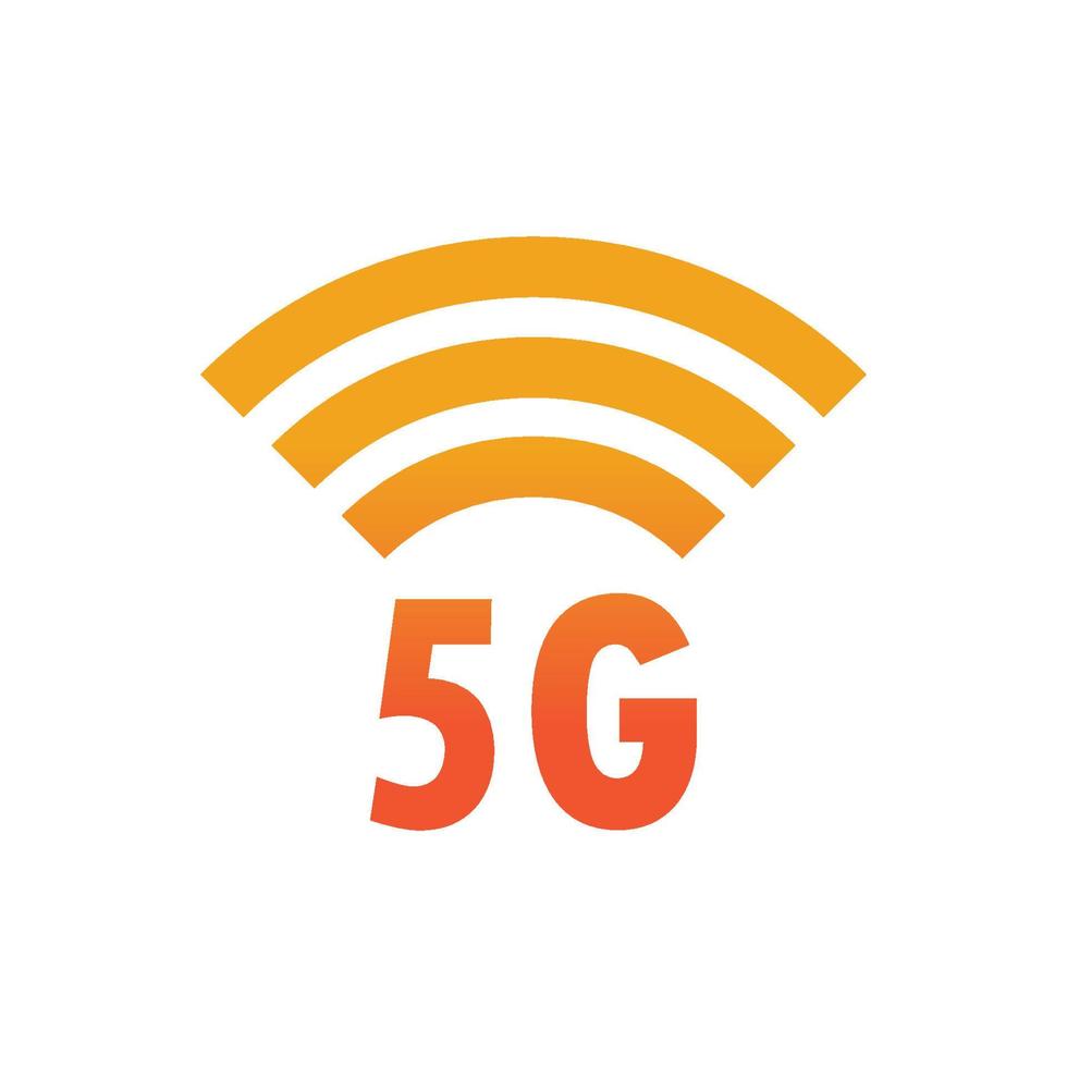 5g-Symbol-Vorlage-Vektor-Logo-Illustration vektor