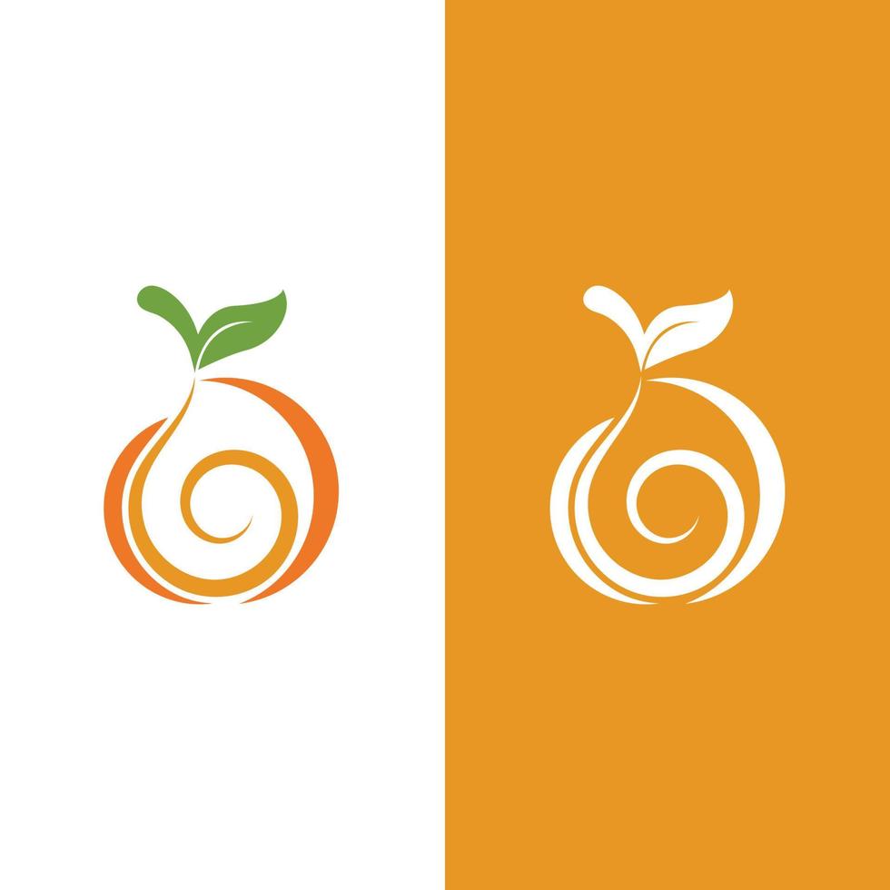 orange Logo Design vektor