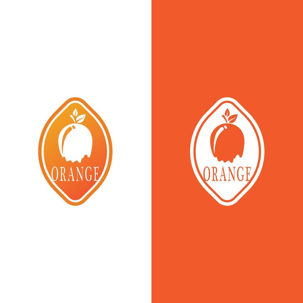 orange logotypdesign vektor