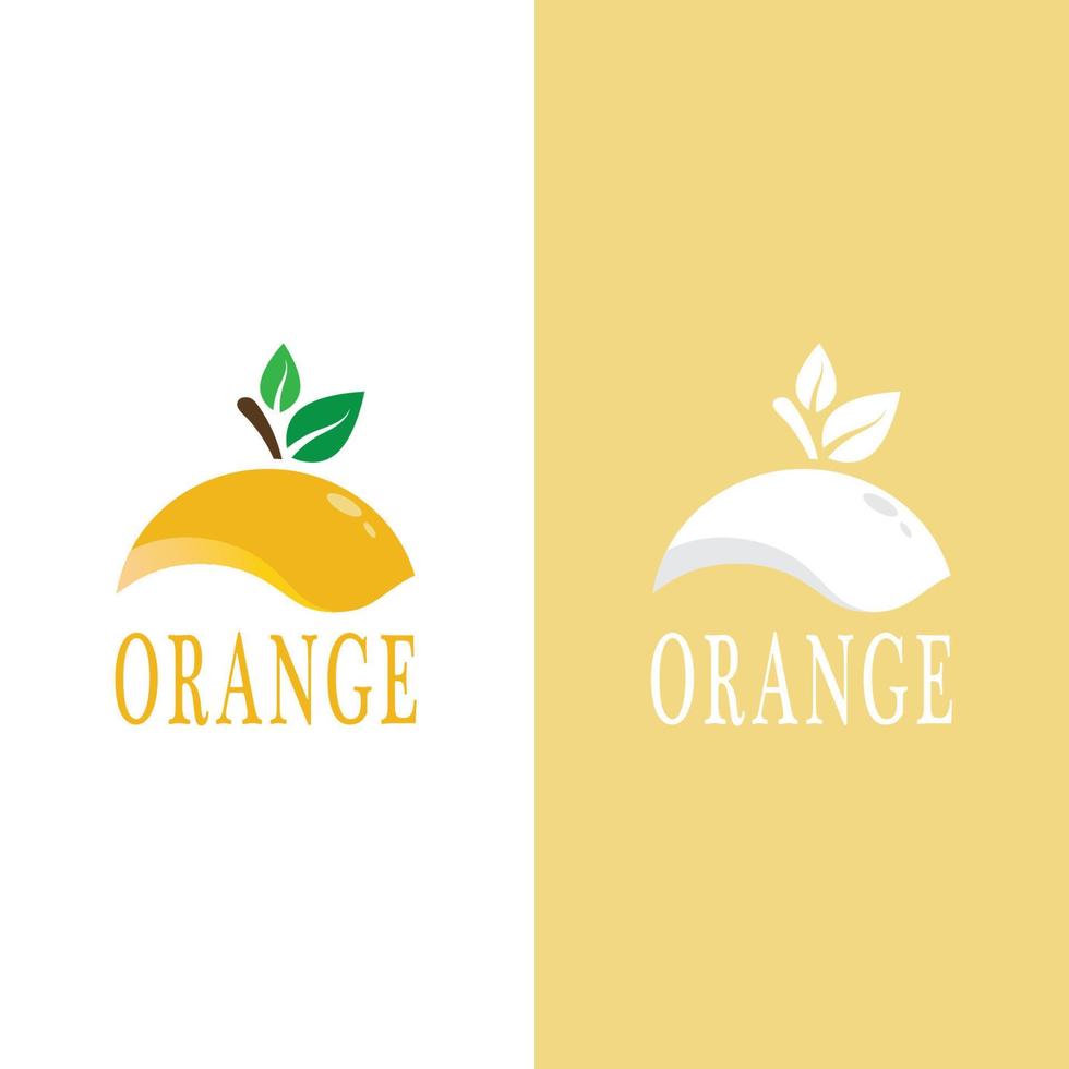 orange logotypdesign vektor