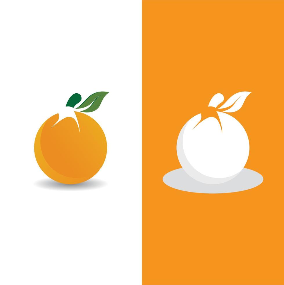 orange logotypdesign vektor