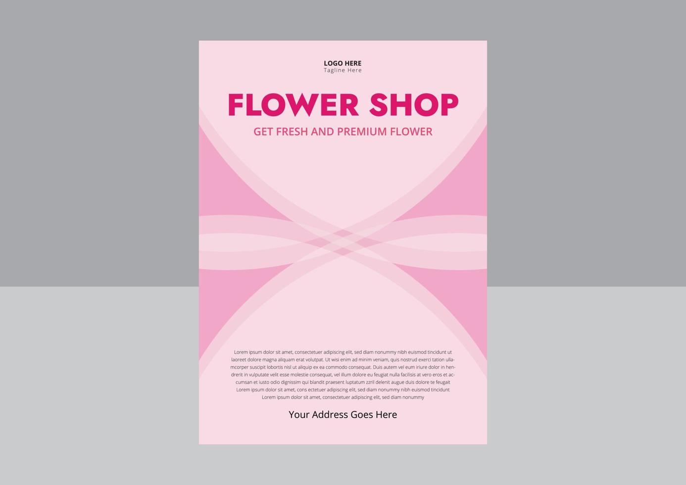 mallar för reklamblad för blomsteraffär. våren försäljning flyer affisch broschyr design. omslag, flygblad design. vektor