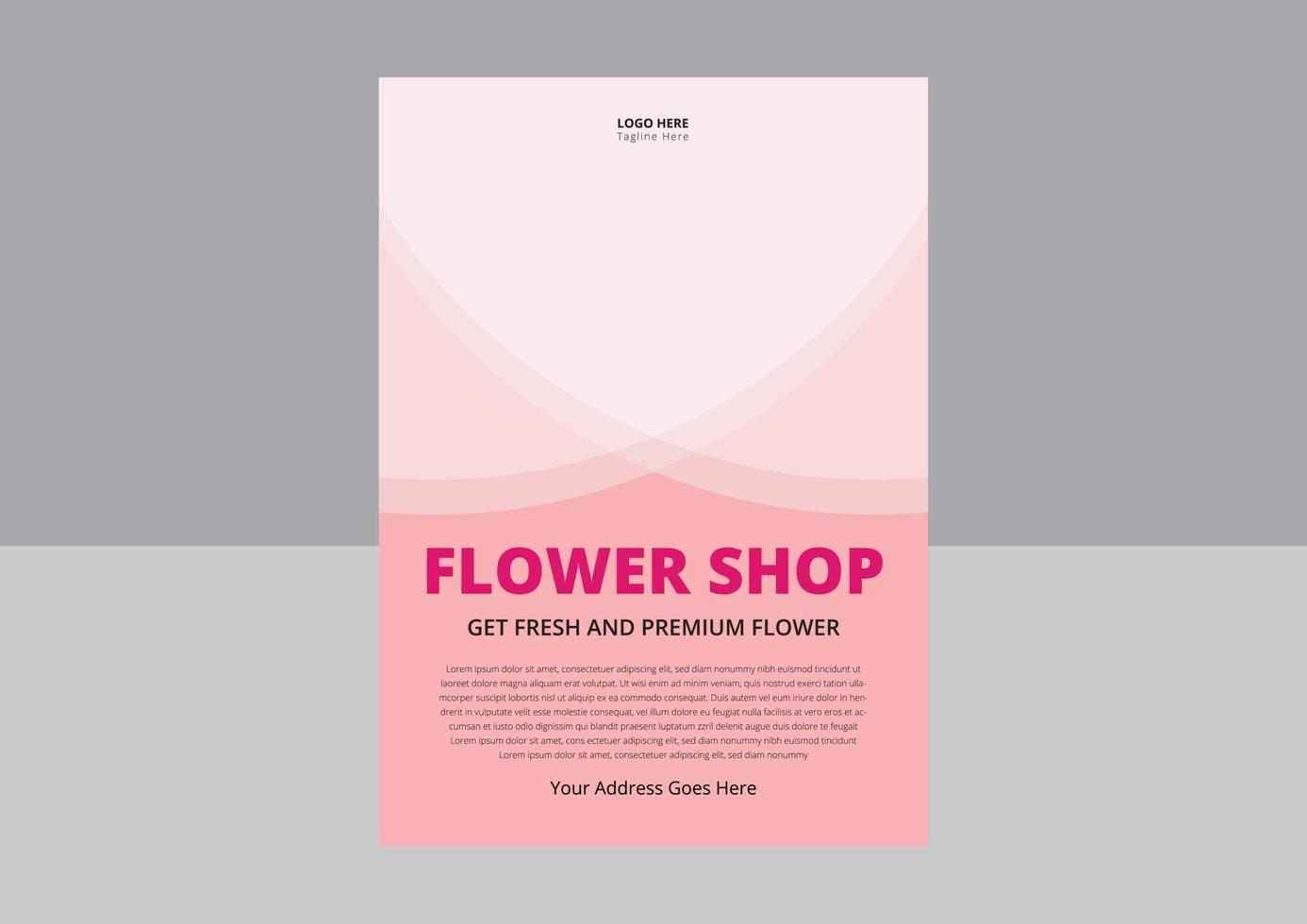 mallar för reklamblad för blomsteraffär. våren försäljning flyer affisch broschyr design. omslag, flygblad design. vektor