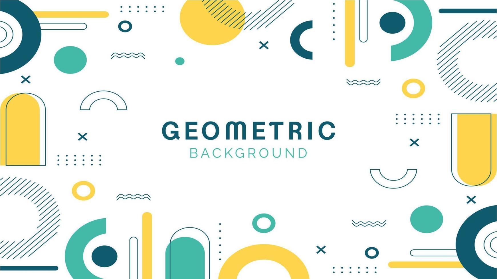 geometrisches Muster abstrakter Hintergrund Vektor kostenlos