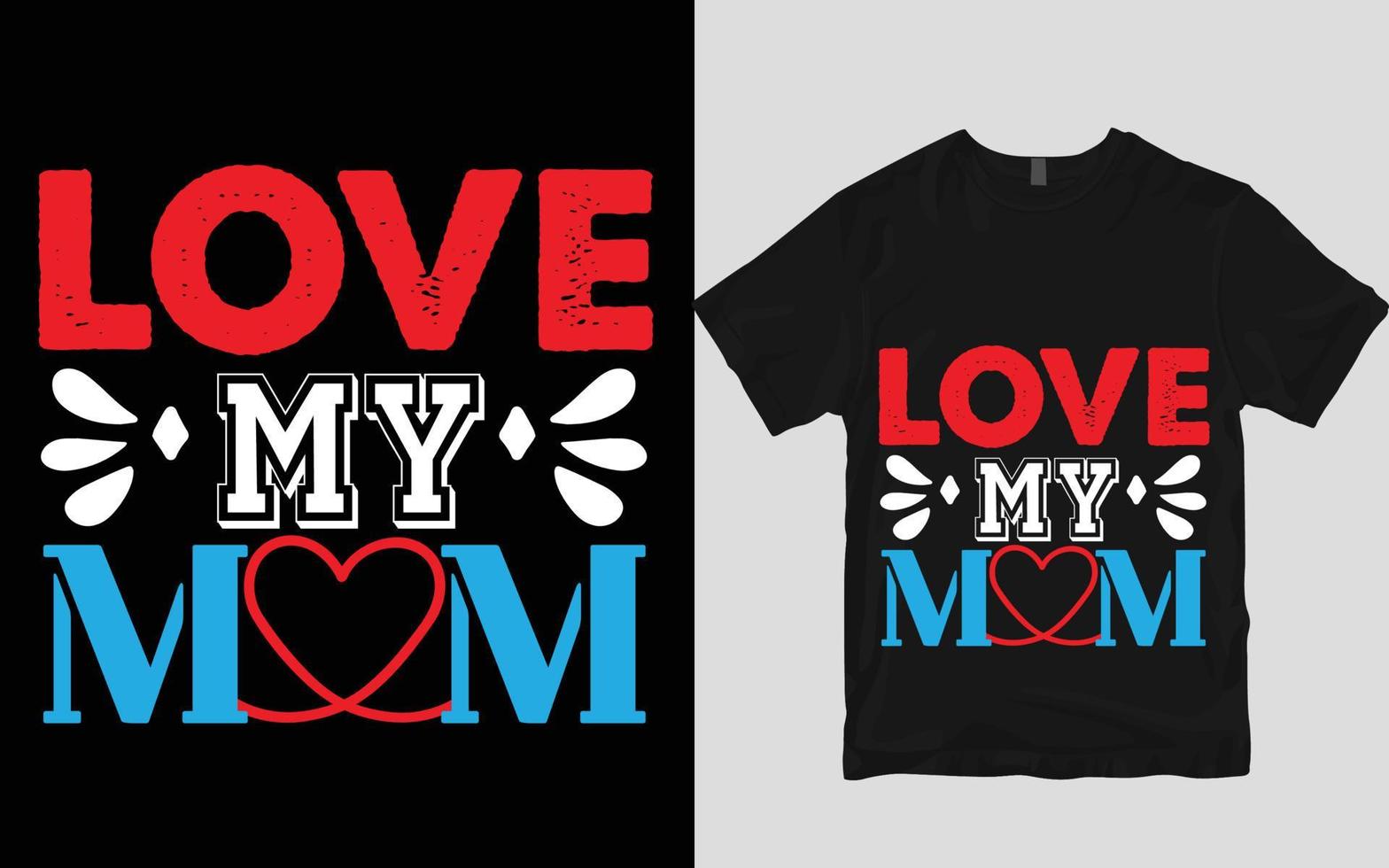 Mama-T-Shirt-Design vektor