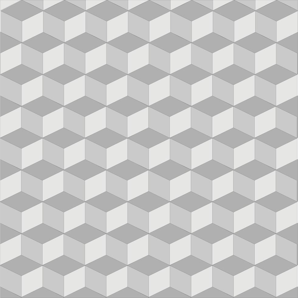 grå kub collage bakgrund. prydligt arrangerad kub vektor. redigerbar vektor i eps10