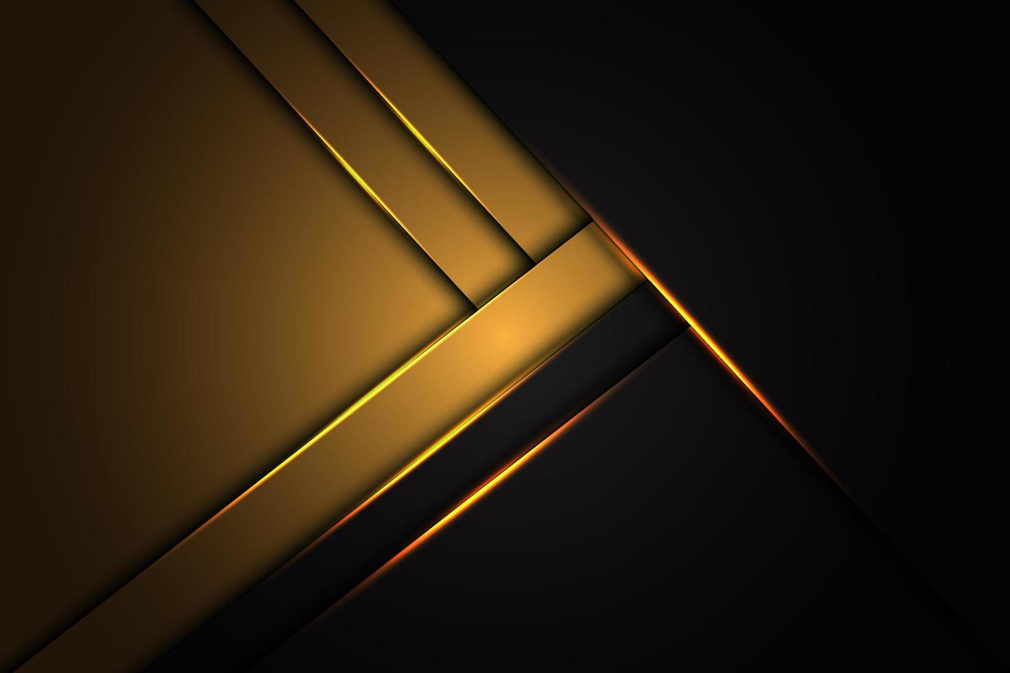 abstrakt guld på svart metallisk struktur med enkel textdesign modern lyx futuristisk bakgrund eps10 vektor