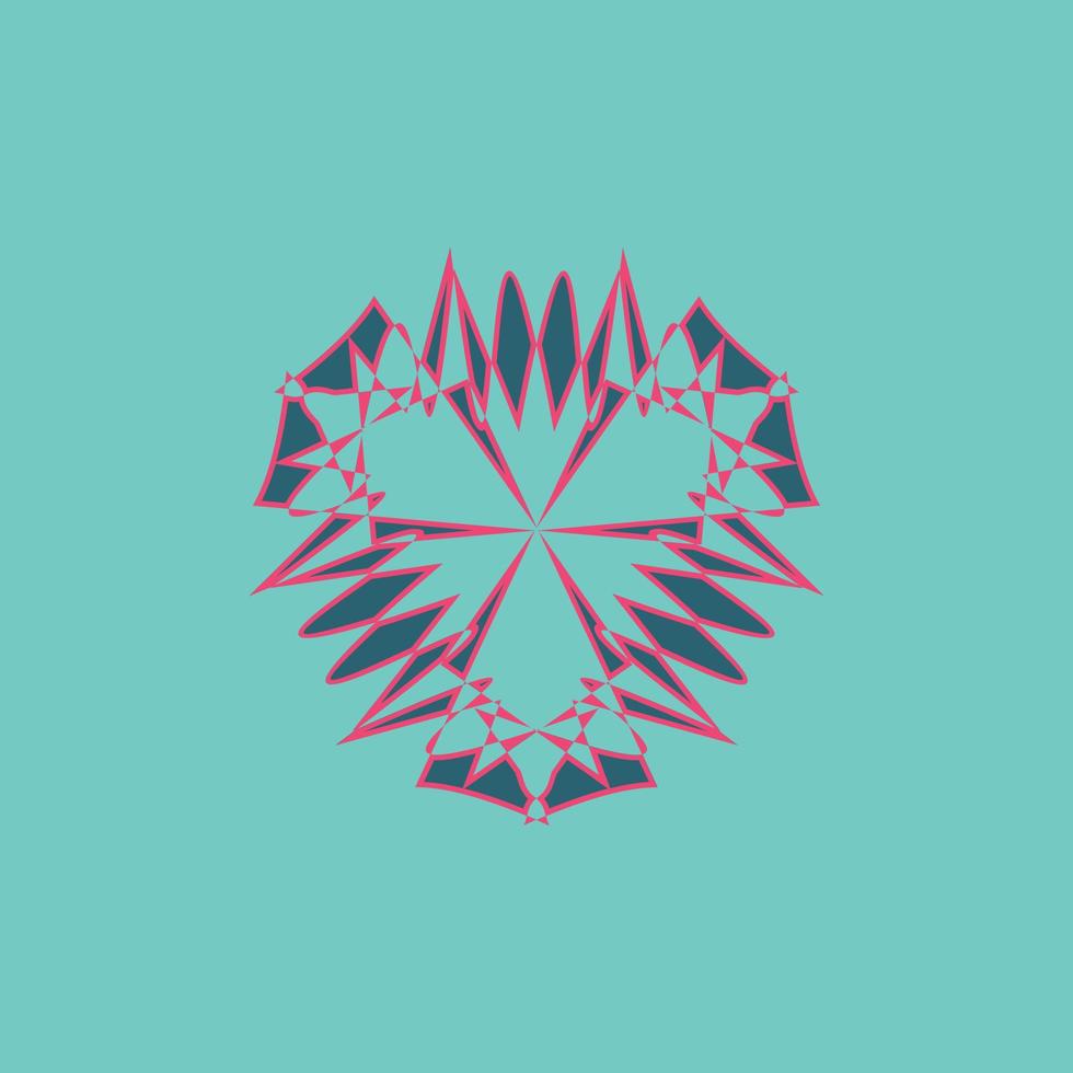 pastellfärgad symbol för logotyp vektor