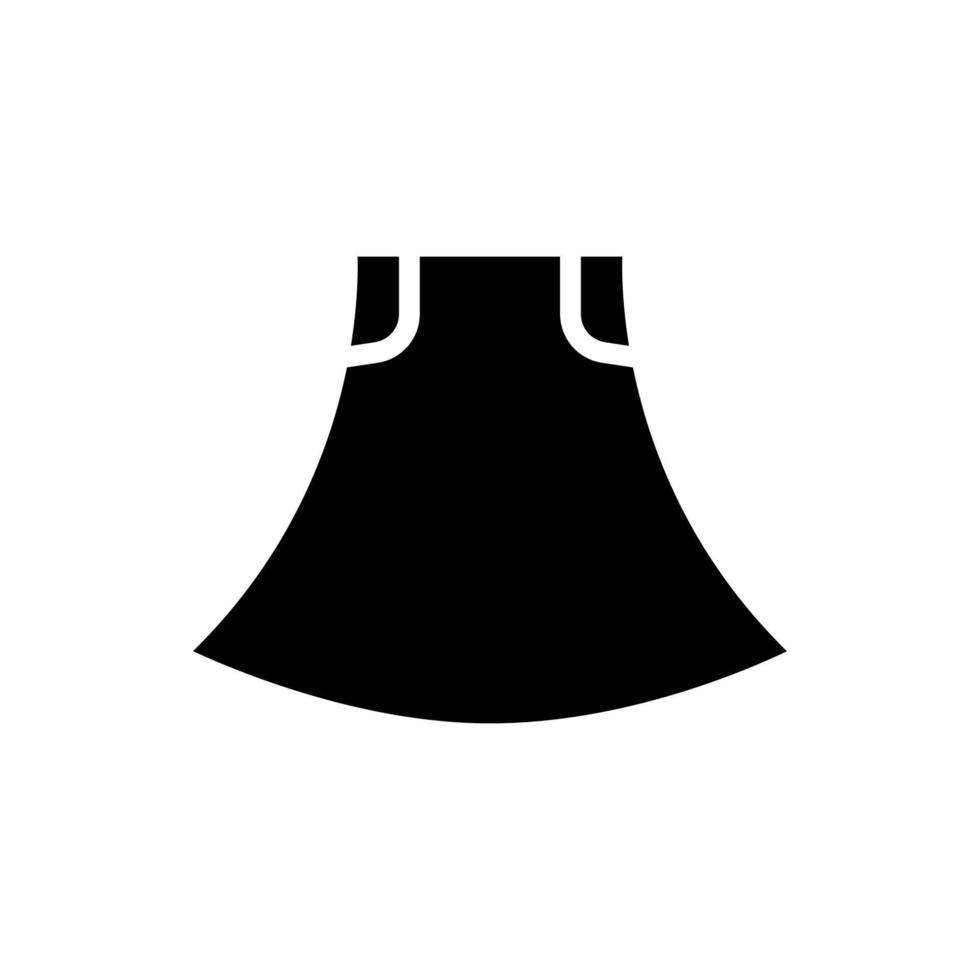Rock-Symbol. geeignet für Kleidungssymbol. solider Symbolstil, Glyphe. einfaches Design editierbar vektor